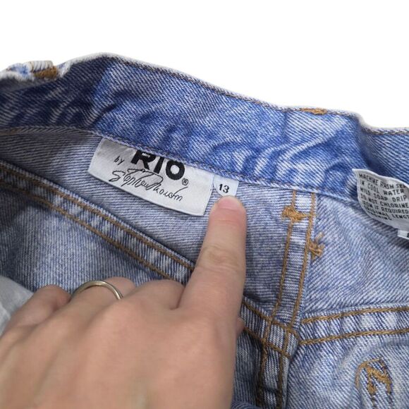 Rio by Stephen Mardon Light Wash High Rise Tapered Jeans 28 - Picture 3 of 4